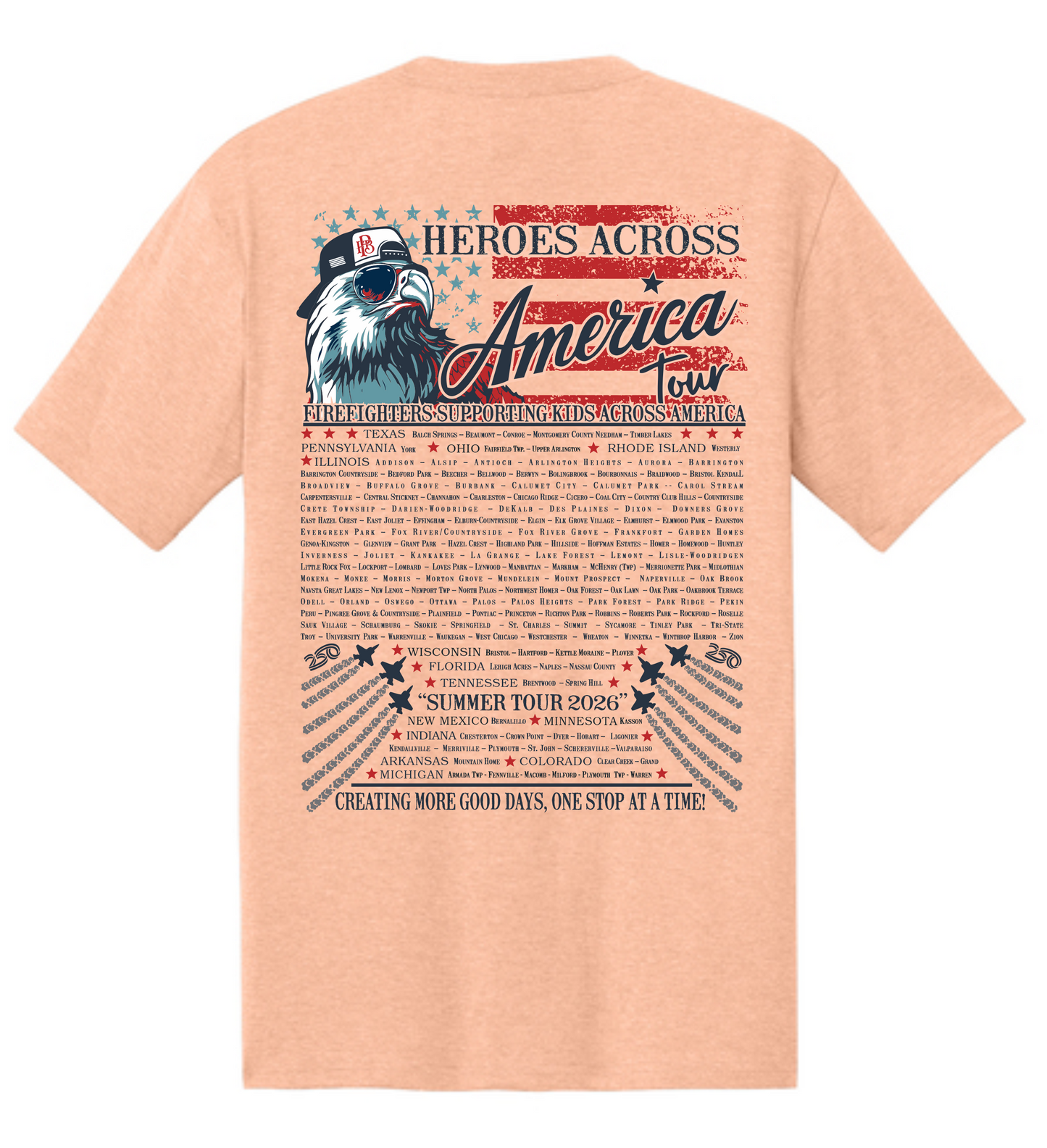 UNISEX Heroes across America PERFECT Tri Tee