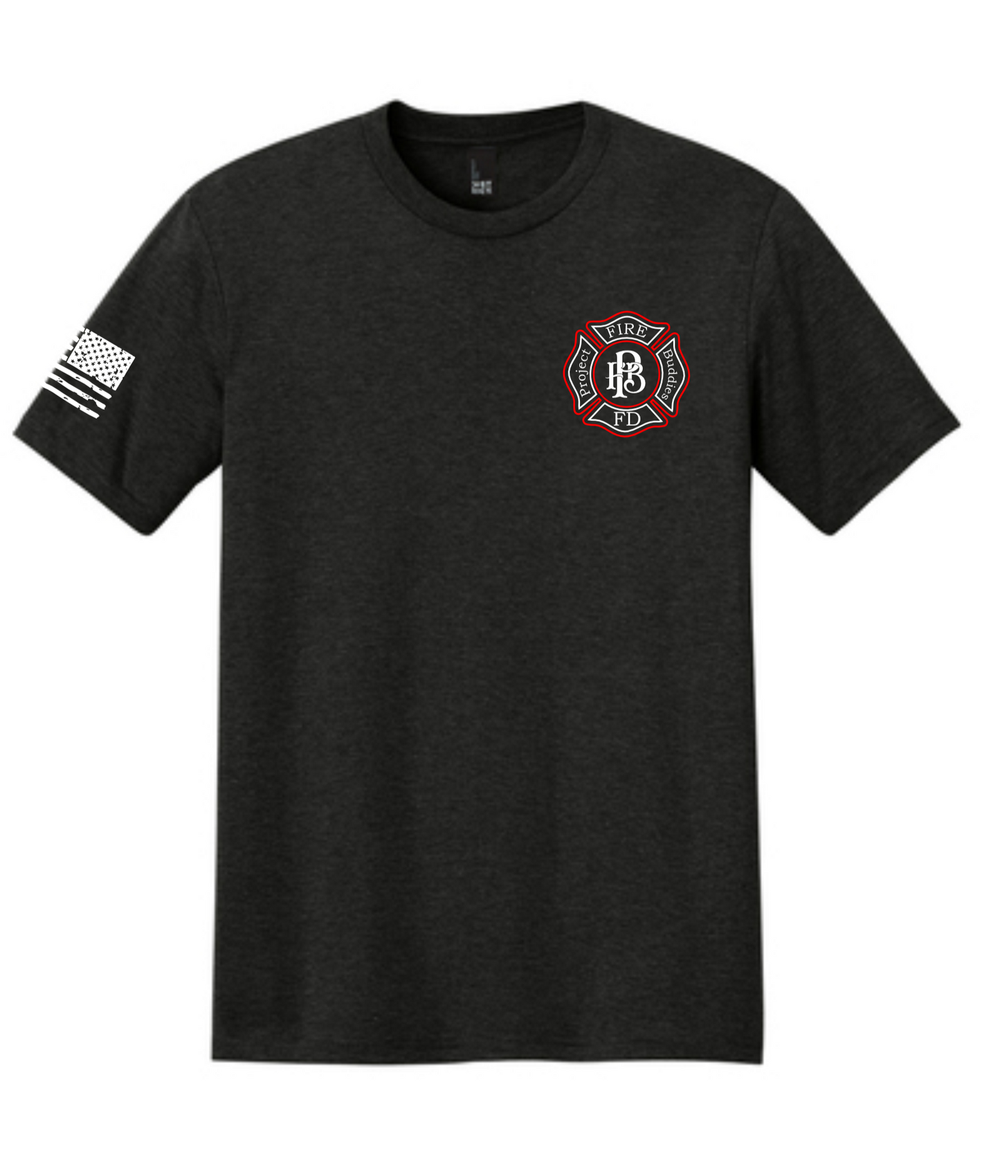 PFB Brand Perfect Tri Tee with American Flag