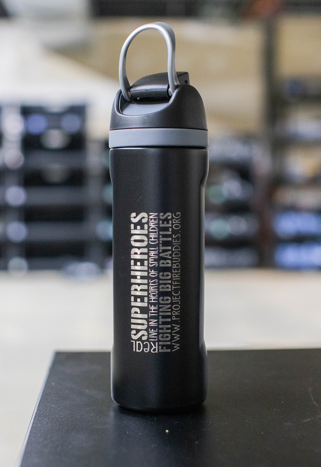 Real Superhero 24 oz engraved tumbler