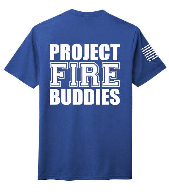PFB Brand Perfect Tri Tee with American Flag
