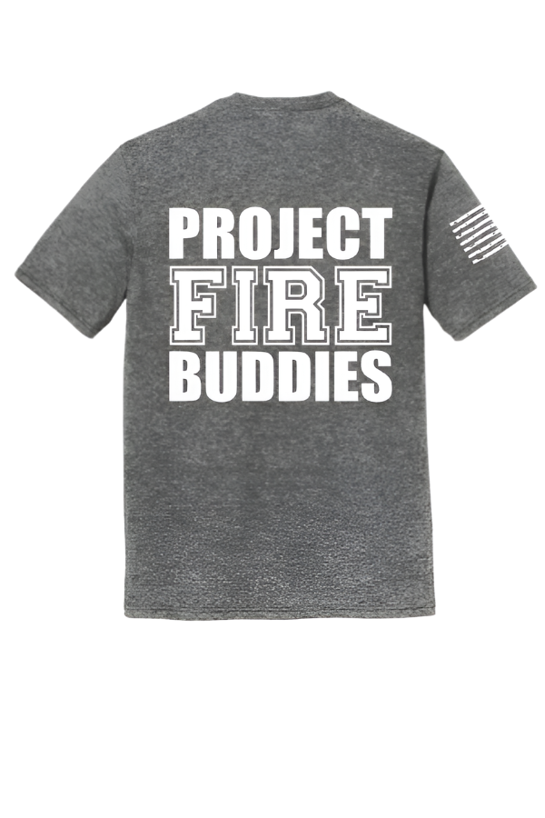 PFB Brand Perfect Tri Tee with American Flag