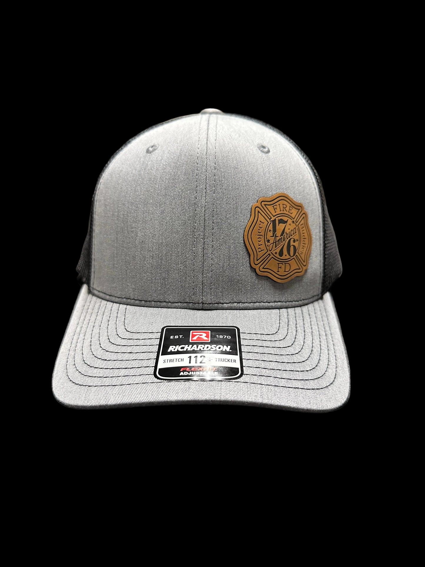 1776 PFB Richardson Leather Patch - Snapback Trucker Cap - 112