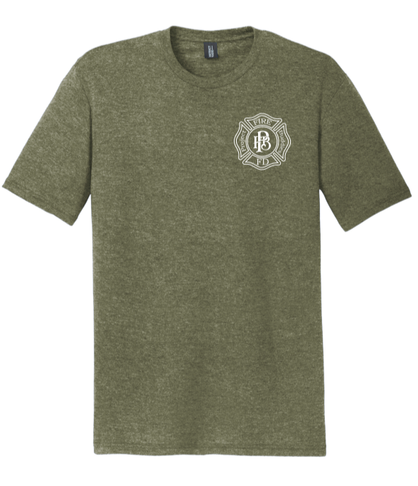U-Perfect Tri Tee with American Flag-PFB