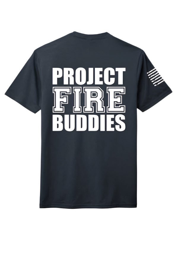 PFB Brand Perfect Tri Tee with American Flag