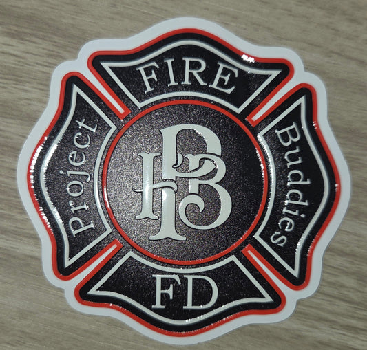 PFB 3x3 Raised UV Embossed Sticker