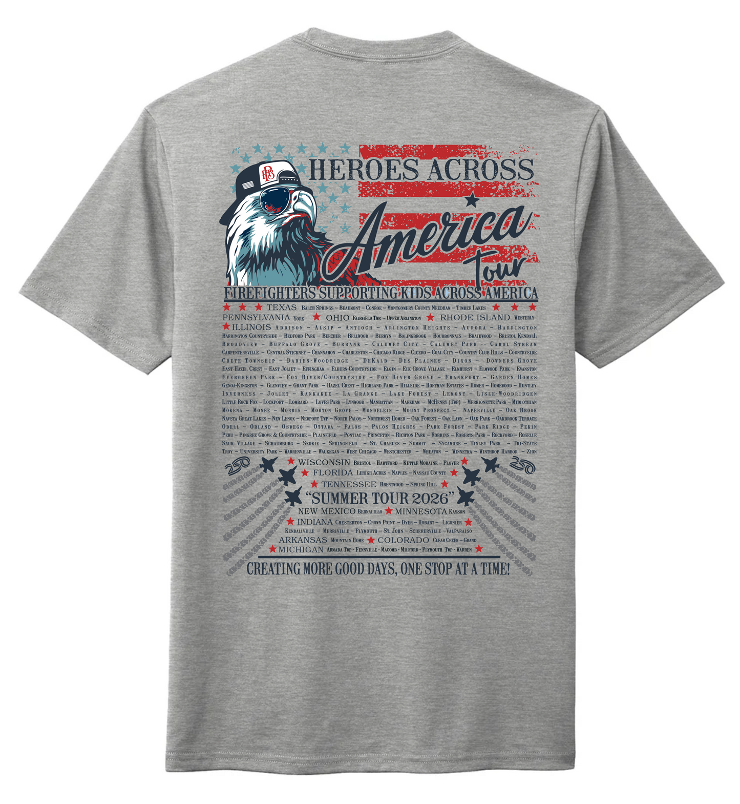 UNISEX Heroes across America PERFECT Tri Tee