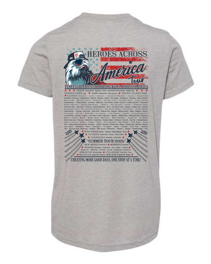 YOUTH Heroes across America PERFECT Tri Tee
