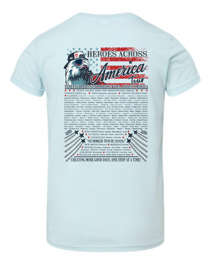 YOUTH Heroes across America PERFECT Tri Tee
