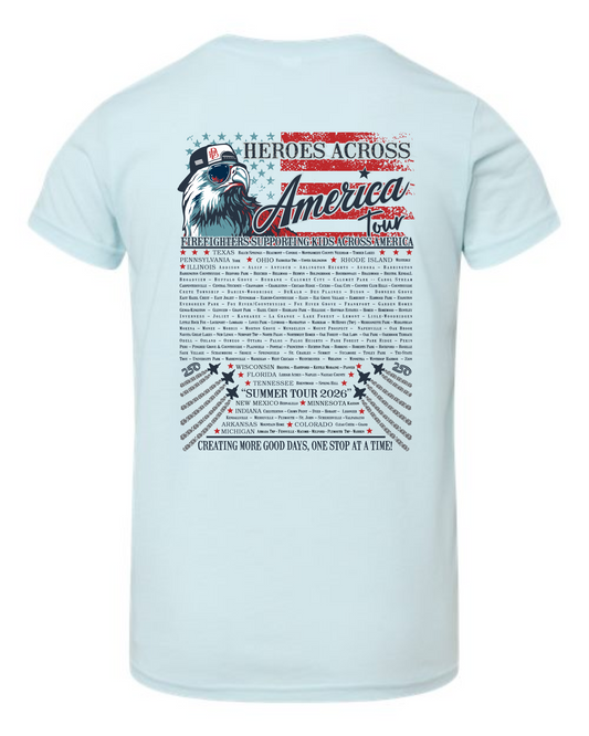 YOUTH Heroes across America PERFECT Tri Tee