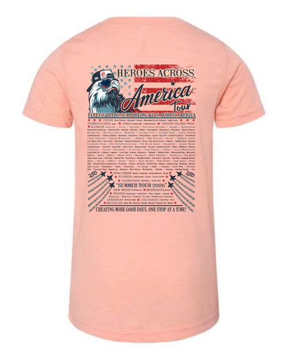 YOUTH Heroes across America PERFECT Tri Tee
