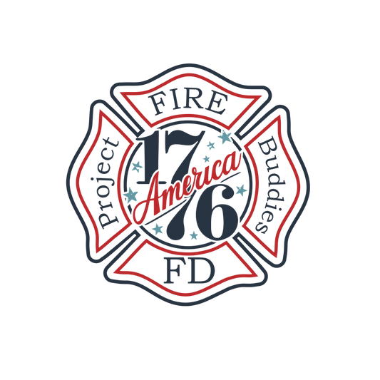 Heroes Across America 1776  2x2 Decal