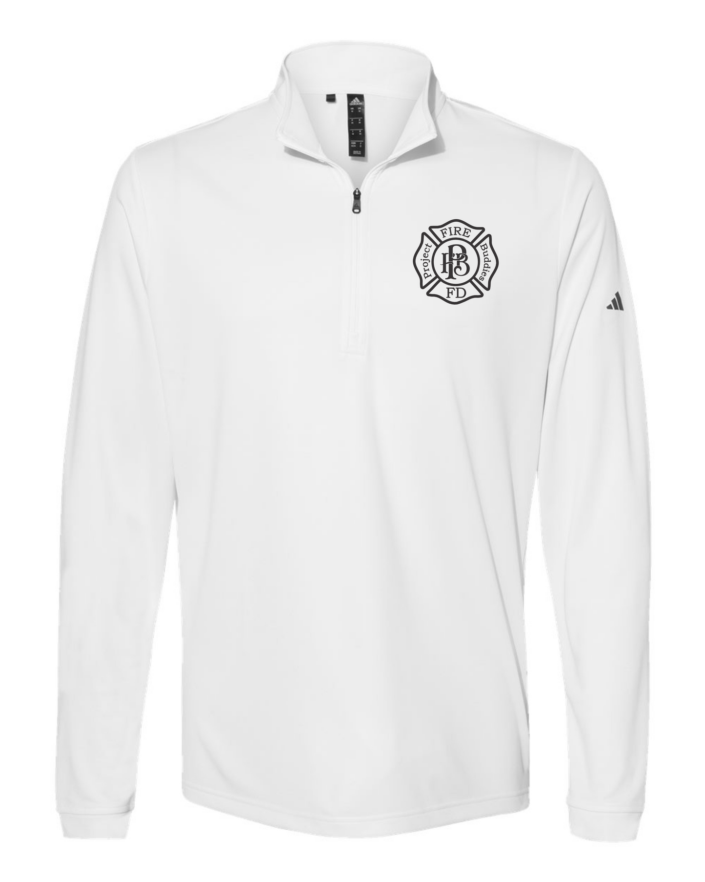 Adidas Lightweight Quarter-Zip Pullover - with PFB embroidered Maltese