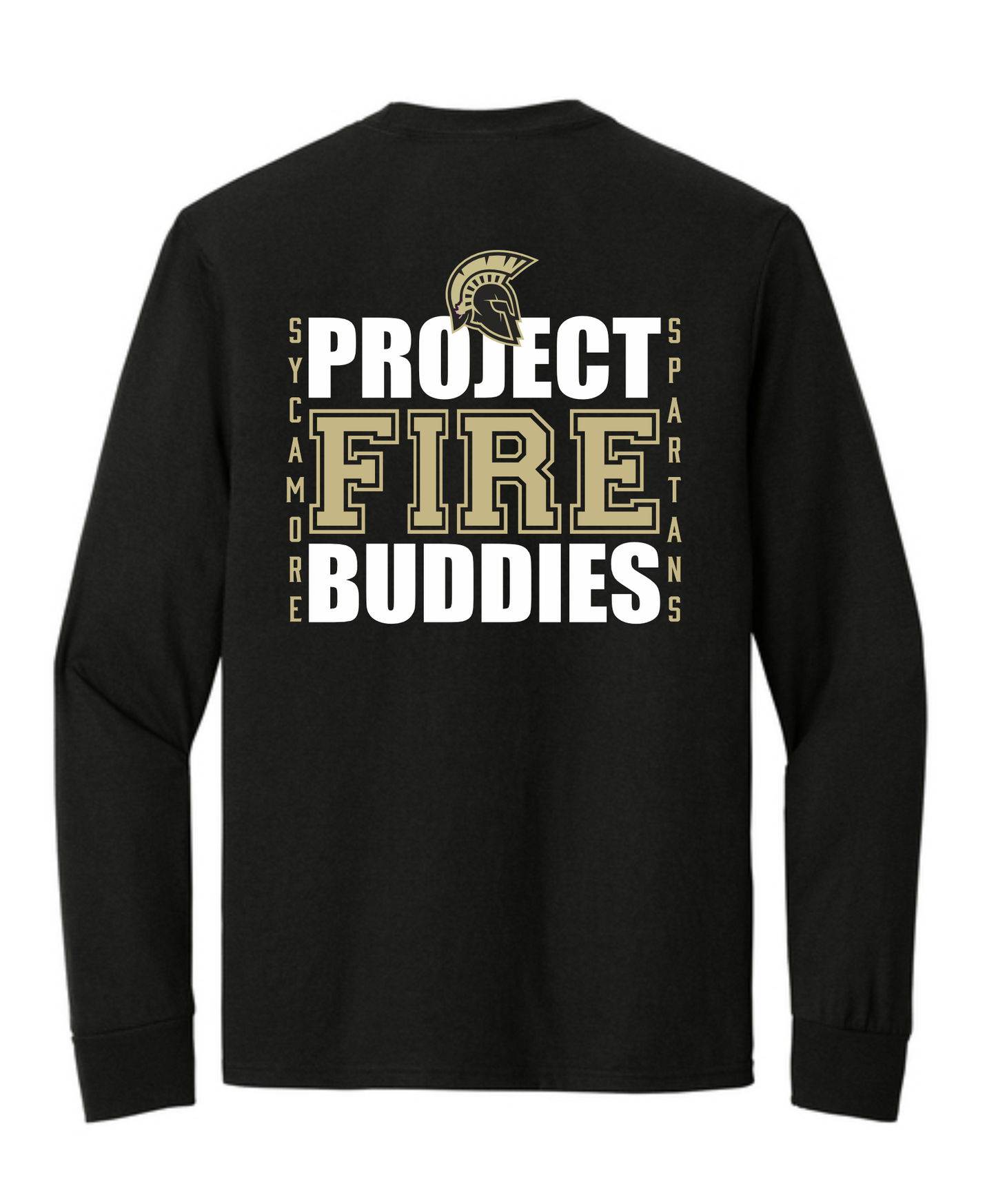 PRE-SALE-UNISEX Sycamore Spartans PFB Brand  Perfect Tri LONG SLEEVE