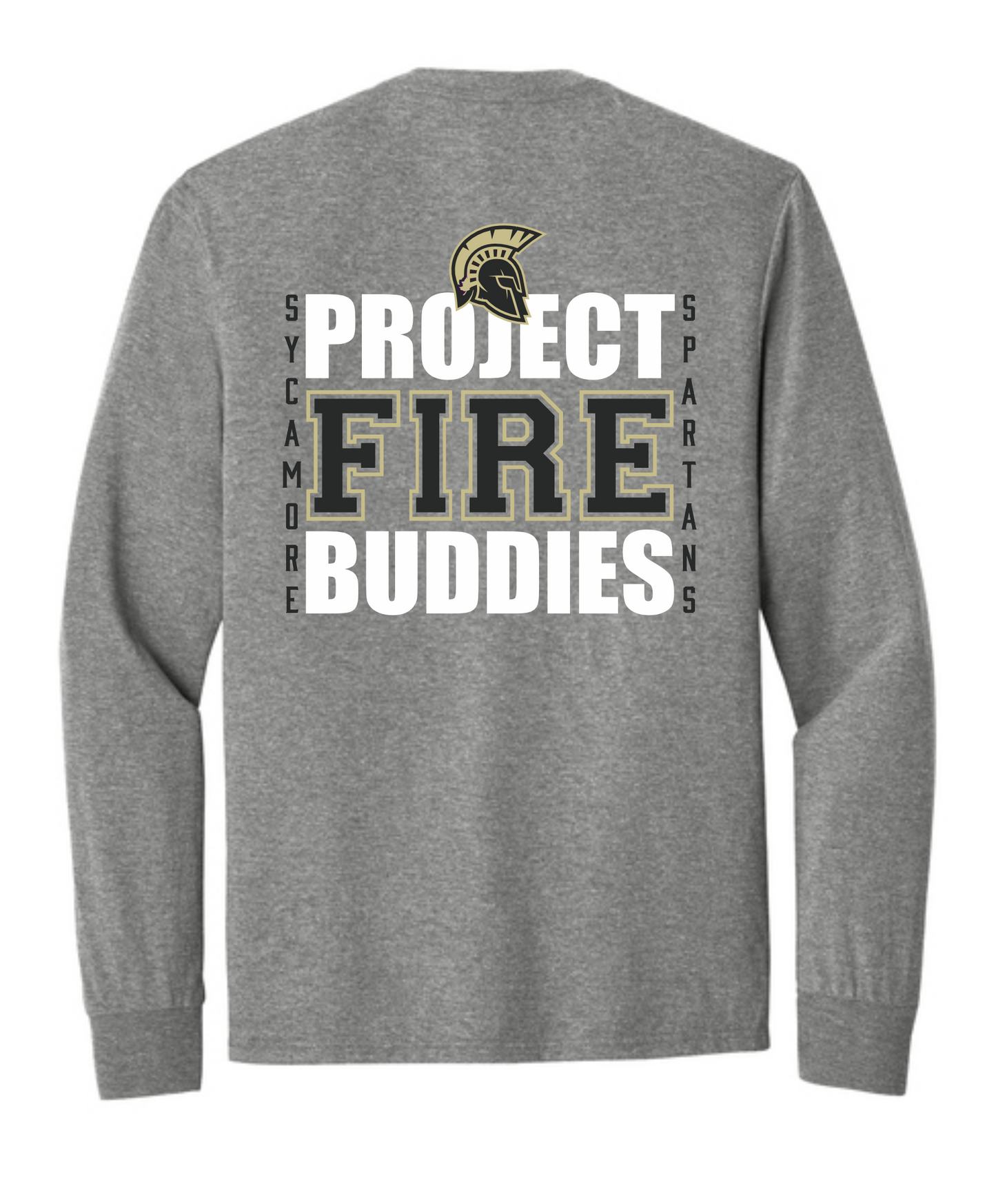 PRE-SALE-UNISEX Sycamore Spartans PFB Brand  Perfect Tri LONG SLEEVE