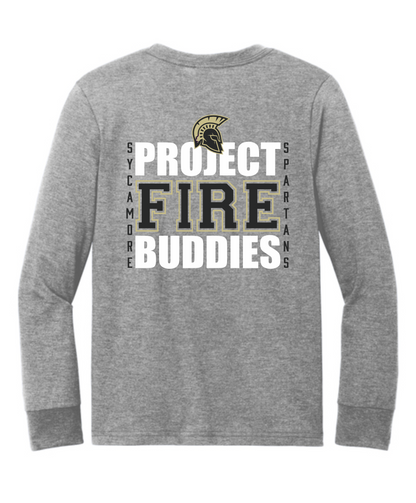 PRE-SALE-YOUTH Sycamore Spartans PFB Brand Perfect Tri Long Sleeve Tee