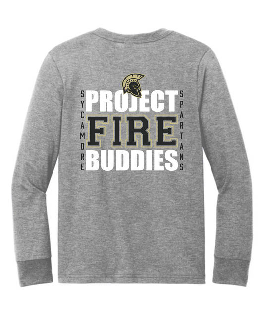 MOB-YOUTH Sycamore Spartans PFB Brand Perfect Tri Long Sleeve Tee