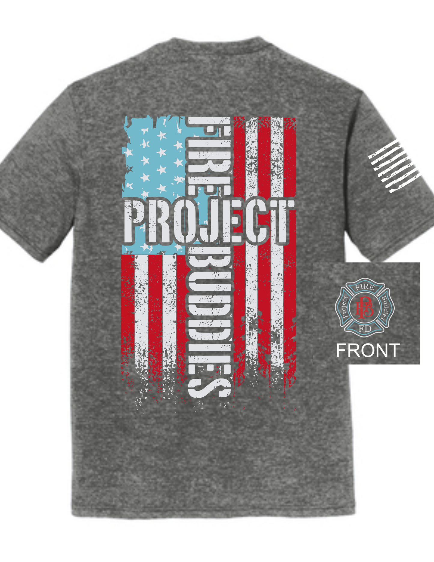UNISEX 4th of July PERFECT Tri Tee Vert. FLAG