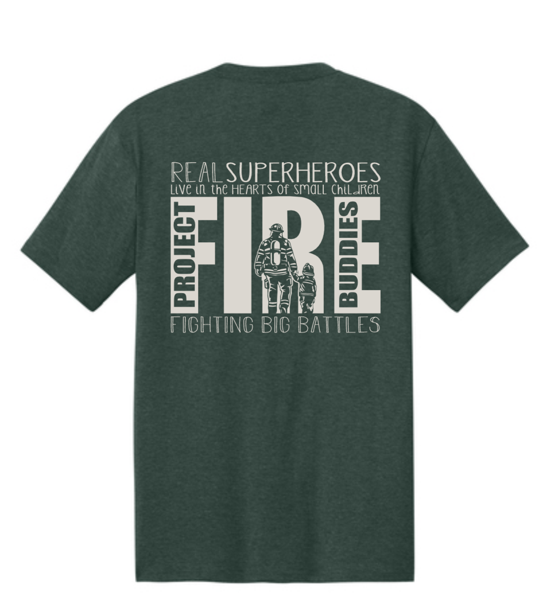 NEW! PFB FIRE - Real Superheroes Tee