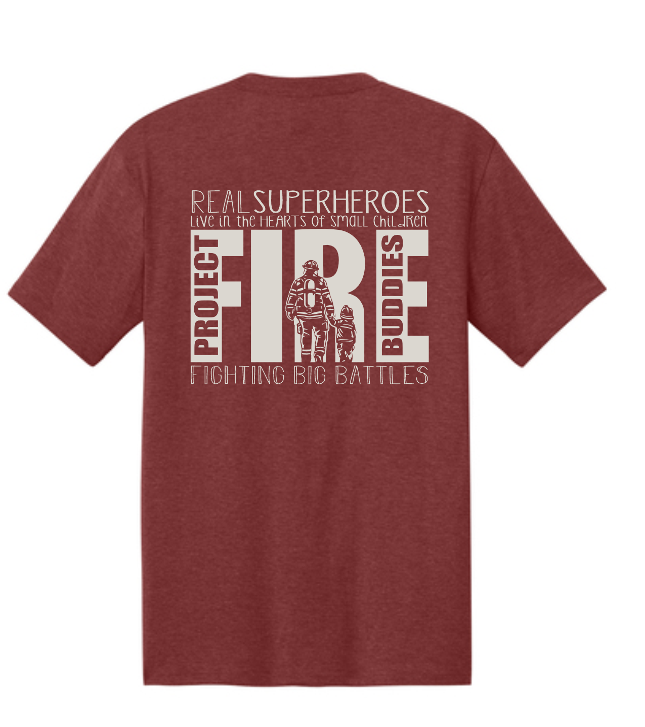 NEW! PFB FIRE - Real Superheroes Tee