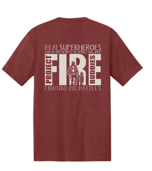 NEW! PFB FIRE - Real Superheroes Tee