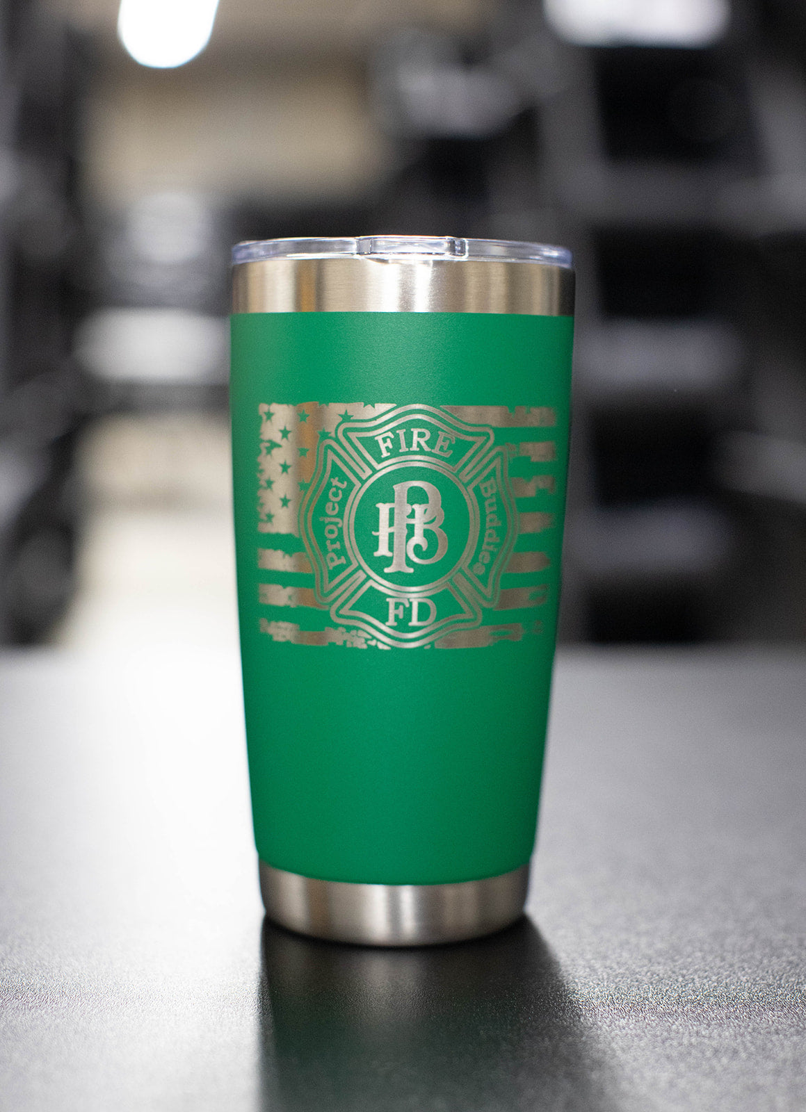 PFB 20 oz engraved tumbler