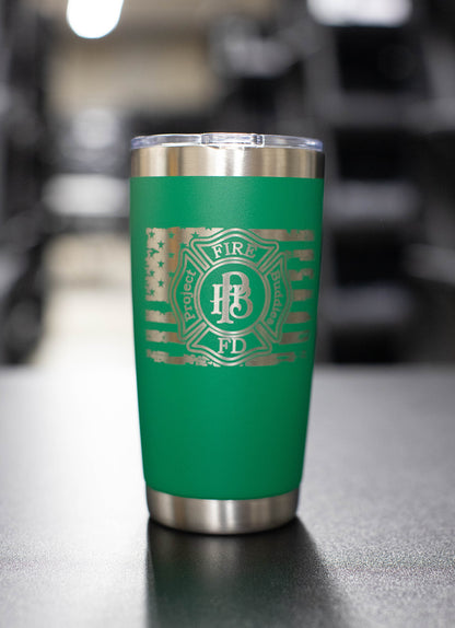 PFB 20 oz engraved tumbler