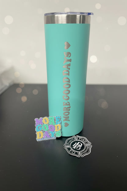 PFB 20 oz Skinny tumbler with Decals