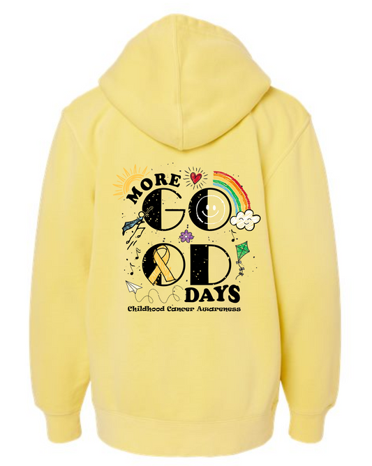 PRE-SALE-Youth Childhood Cancer Awareness More Good Days Pullover Hoodie