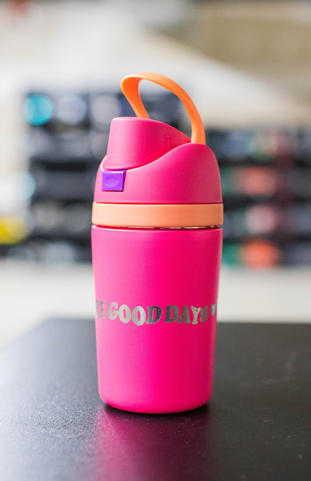 More Good Days 12 oz KIDS engraved Owala style tumbler