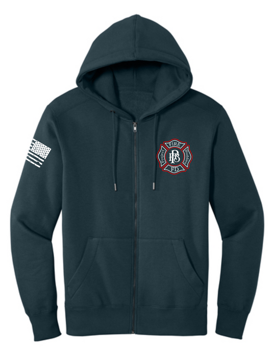 NEW! PFB Perfect Weight Fleece Full-Zip Hoodie