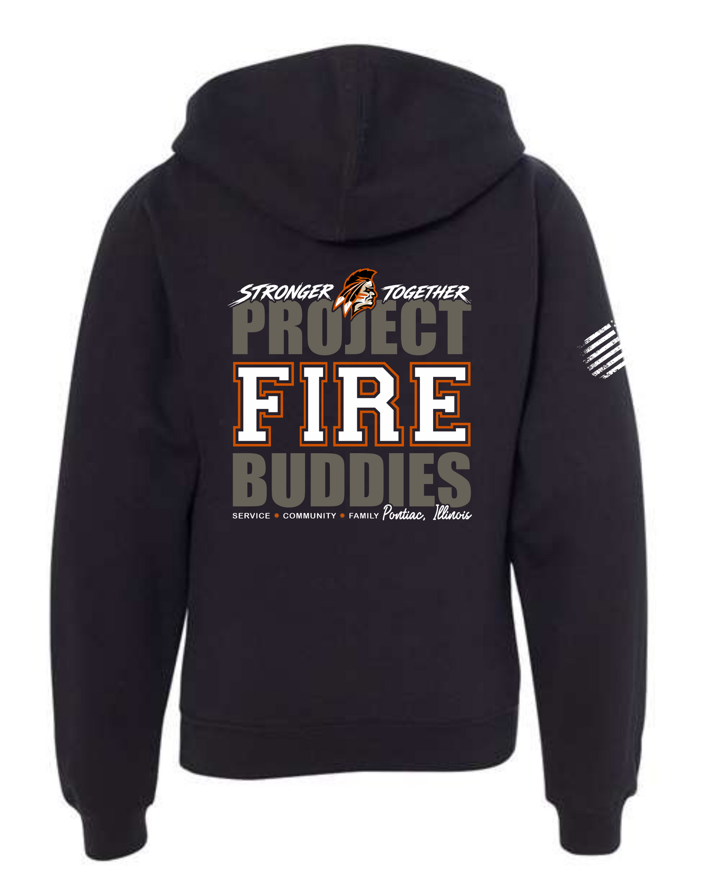 PRE-SALE-Youth Pontiac Stronger Together PFB Hoodie