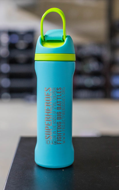 Real Superhero 22 oz Sports Bottle engraved