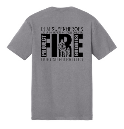 NEW! PFB FIRE - Real Superheroes Tee
