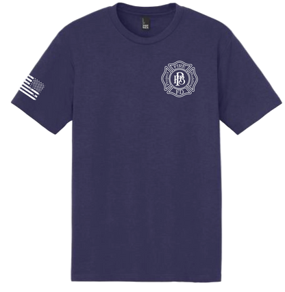 PFB Brand Perfect Tri Tee with American Flag