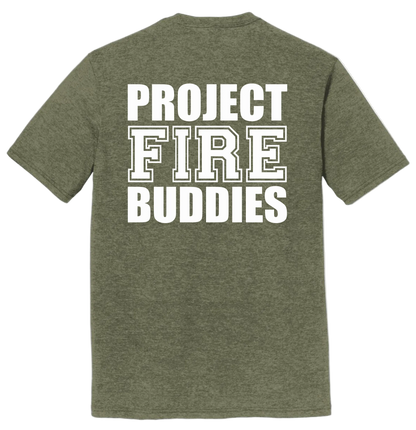 U-Perfect Tri Tee with American Flag-PFB