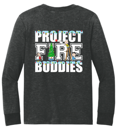 (Limited Time) YOUTH PFB Charlie Brown XMAS Youth Perfect Tri Long Sleeve Tee