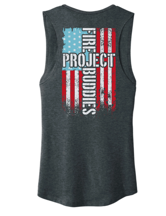 (Pre-Sale) WOMEN'S 4th of July  Women’s Festival MUSCLE Tank