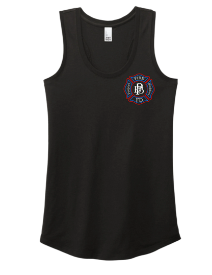WOMEN'S 4th of July  Perfect Tri RACERBACK Tank Top