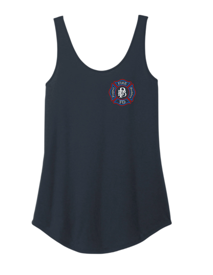 WOMEN'S 4th of July  Perfect Tri RELAXED Tank Top