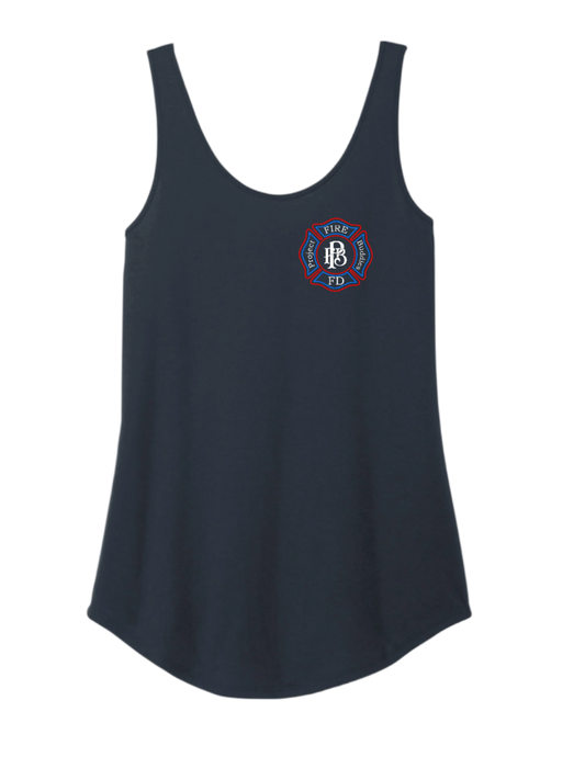 (Pre-Sale) WOMEN'S 4th of July  Perfect Tri RELAXED Tank Top