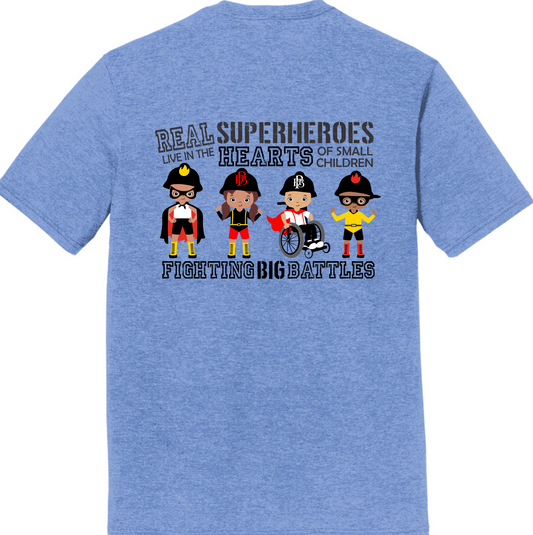 YOUTH- Real Super Heroes Kids Back Tee